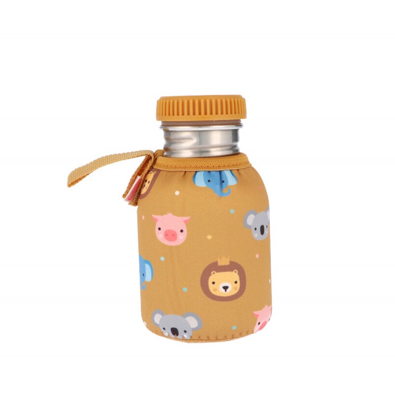 botella-acero-funda-personalizable-animal-friends-350-ml