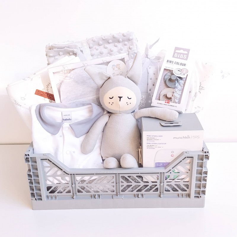 cesta-personalizada-regalo-bebe-buddy-bunny-gris