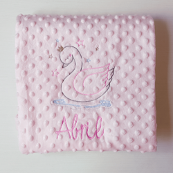 manta-bebe-personalizada-cisne