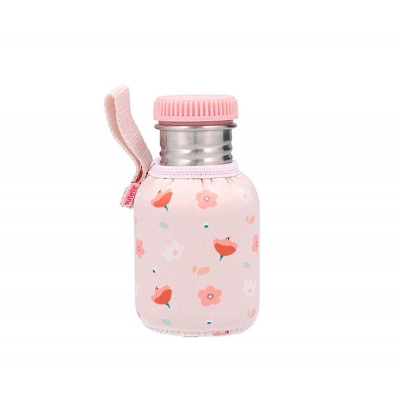 botella-acero-350-ml-funda-neopreno-little-garden-personalizable