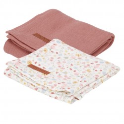 pack-2-muselinas-flores-y-mariposas-Little-Dutch