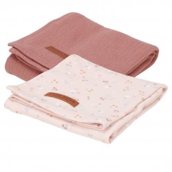 pack-2-muselinas-flores-y-mariposas-Little-Dutch-rosa