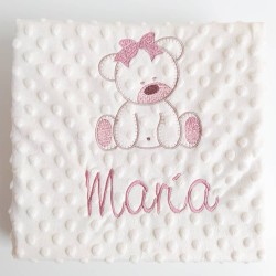 UJDUYSD Manta de bebé personalizada para niñas, manta de bebé personalizada  con nombre, súper suave, manta personalizada con nombre para niños, manta