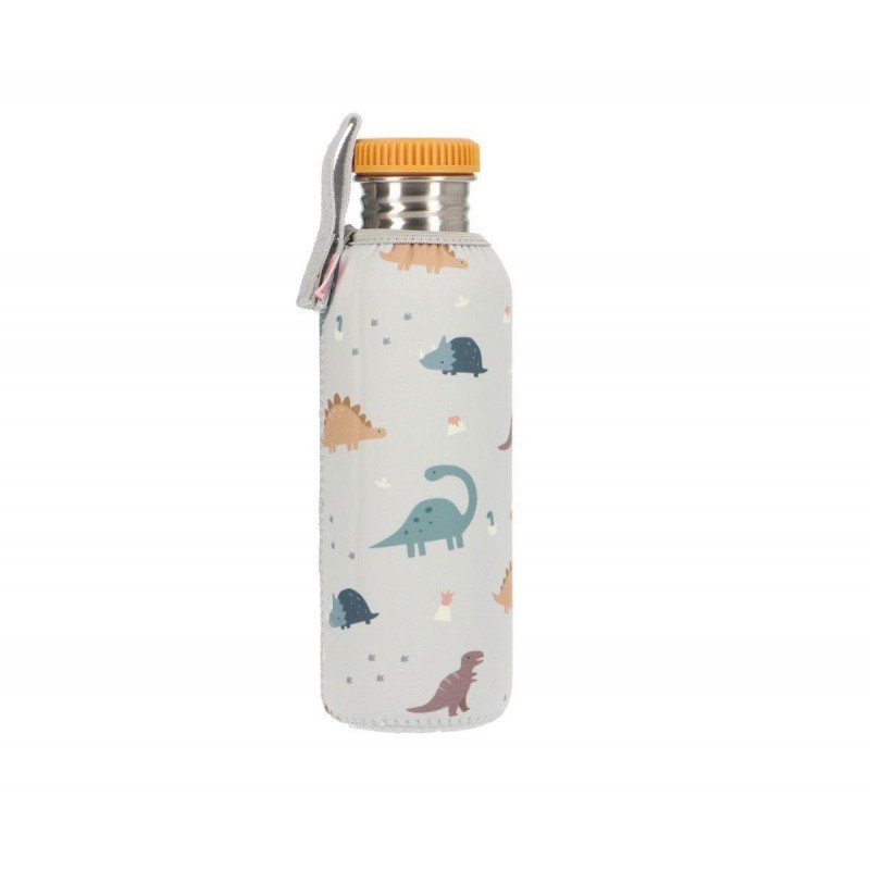 botella-acero-750-ml-funda-neopreno-dinos-world-personalizable