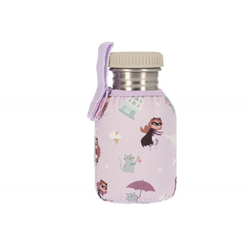 botella-acero-350-ml-funda-neopreno-fantastic-girl-personalizable