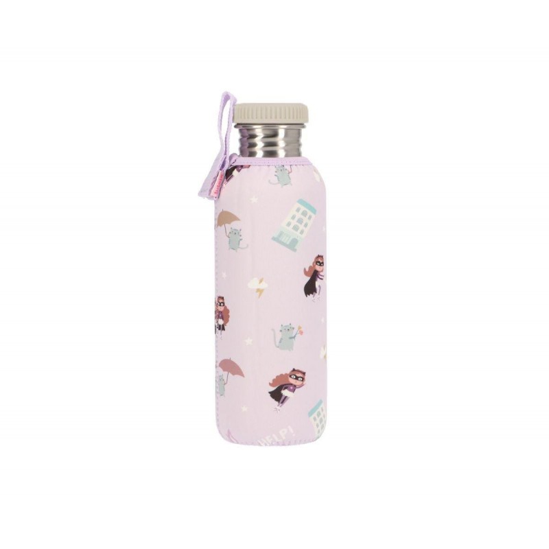 botella-acero-750-ml-funda-neopreno-fantastic-girl-personalizable