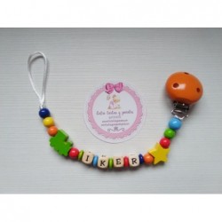 ▷ Cadenas chupete Personalizadas - Sujeta chupetes de Silicona