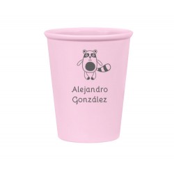 Vaso personalizado Mapache...