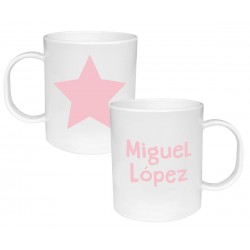 Taza plástico personalizada...