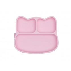 Plato con ventosa Gato Rosa